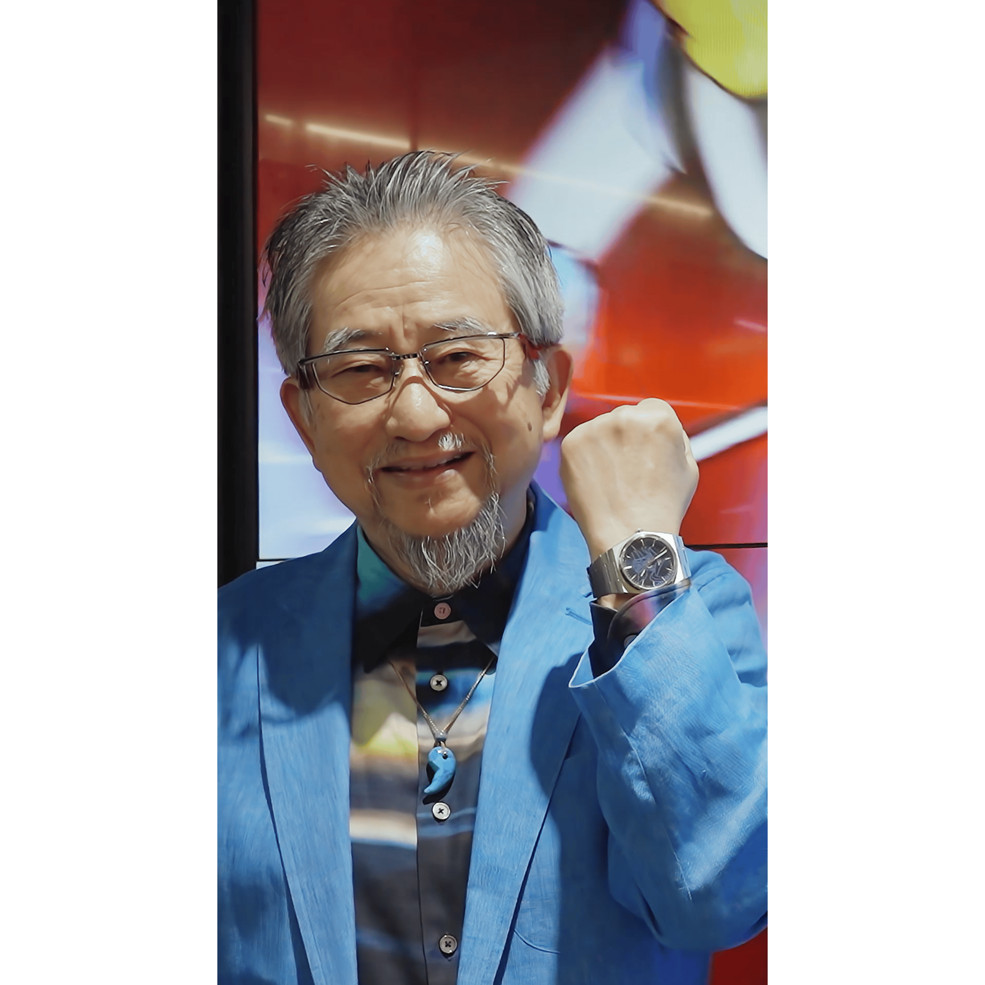 Go Nagai Visits Tissot Ginza Marking One Year of PRX Grendizer