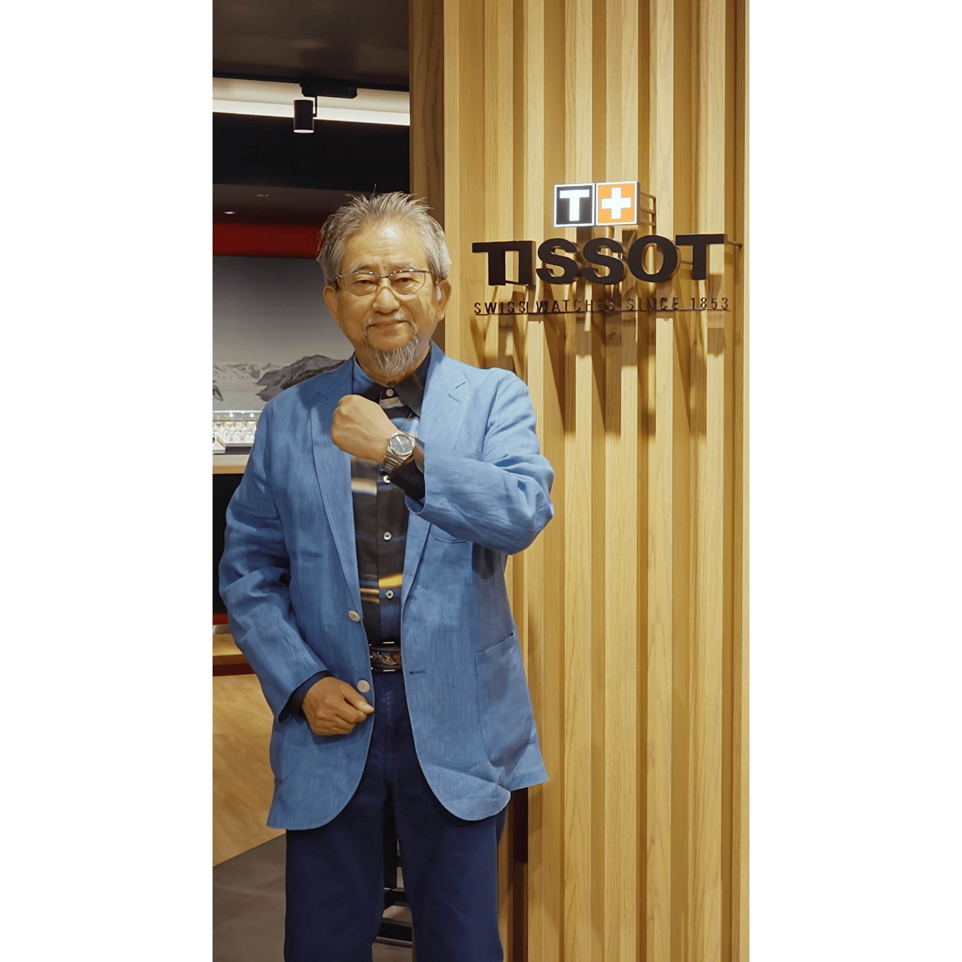 Go Nagai Visits Tissot Ginza Marking One Year of PRX Grendizer