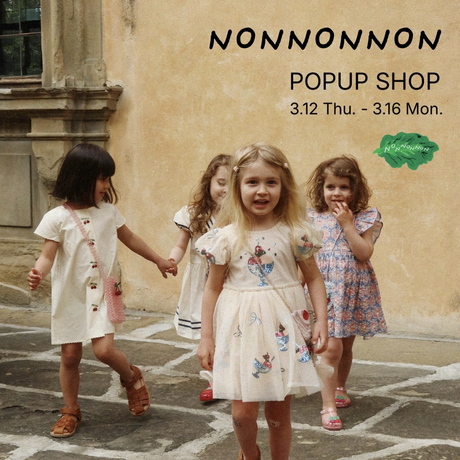 FUJII DAIMARU 1F  子供服 nonnonnon POP UP SHOP