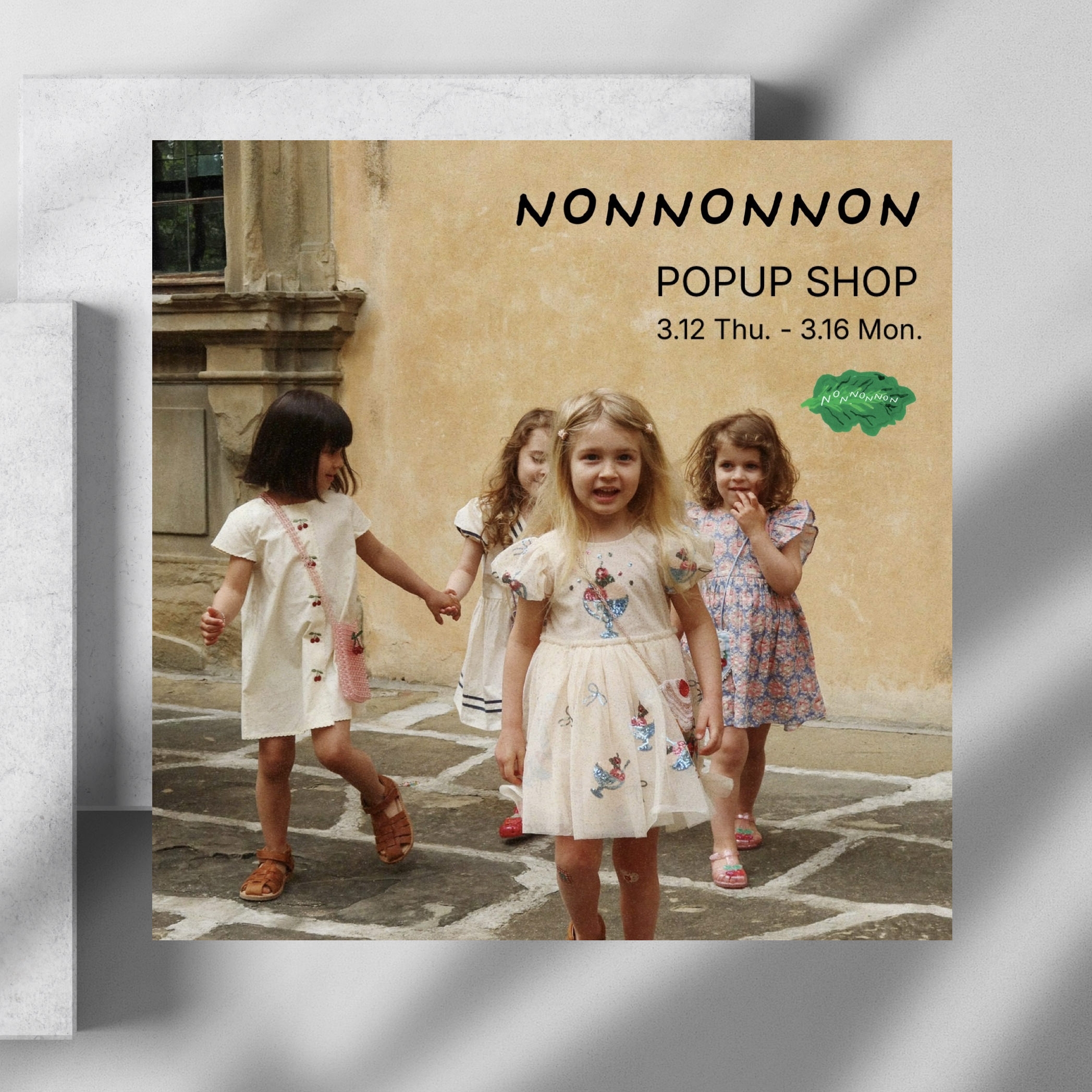 FUJII DAIMARU NONNONNON kids and baby POP UP SHOP 