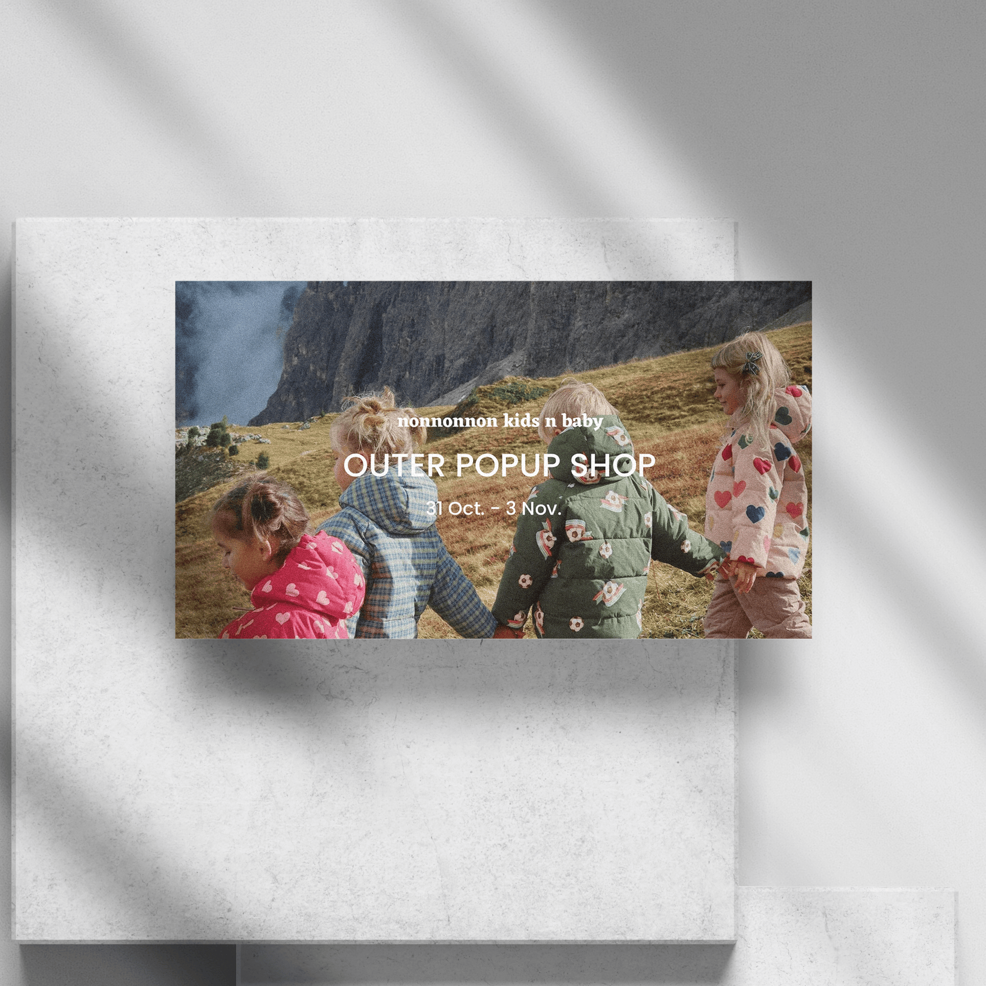 nonnonnon OUTER POPUP SHOP キッズアウターコレクション