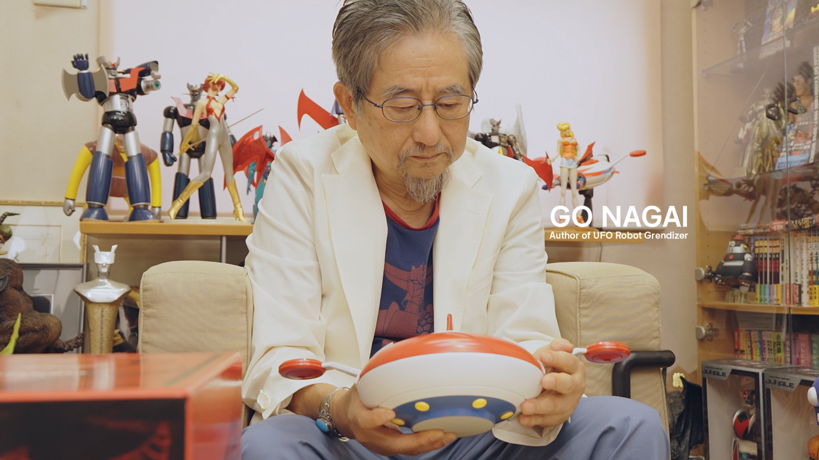 Go Nagai, author of Grendizer, discovers the PRX UFO Robot Grendizer